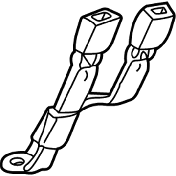 2005 Chevy Silverado 2500 HD Seat Belt - 88934673