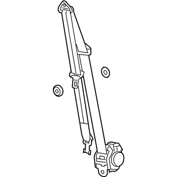 GM 19366891 Lap & Shoulder Belt, Driver Side