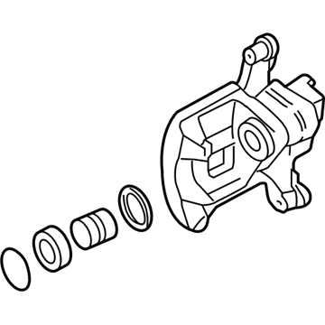 GM 25990067 Caliper, Rear Passenger Side