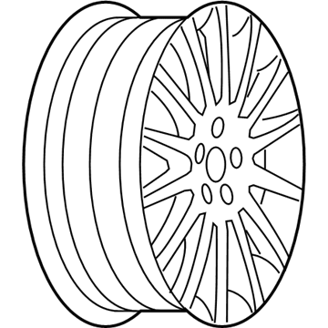 2008 Saturn Aura Spare Wheel - 19149986
