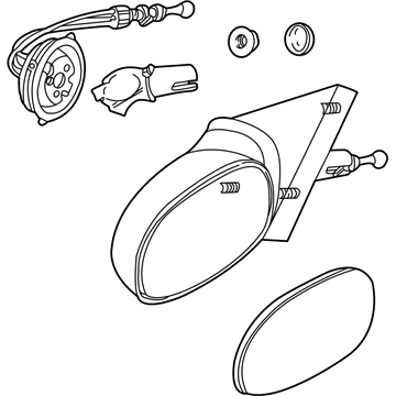 Saturn Side View Mirrors - 21019866
