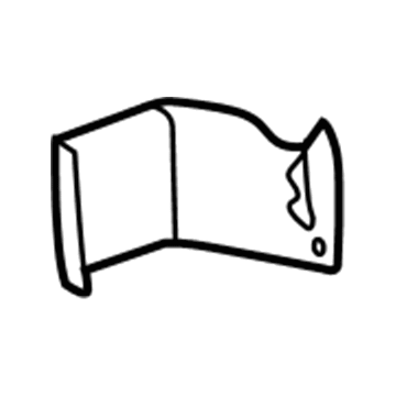 GM 15844504 Outer Cover, Titanium, Passenger Side