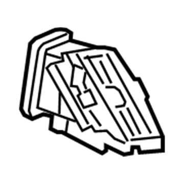 GM 22835280 Air Outlet, Beige, Passenger Side