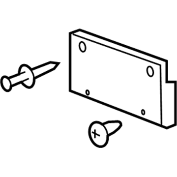 GM 10337110 License Bracket