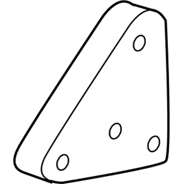 GM 15736393 Mirror Filler, Front