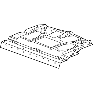 Buick 13324452 Package Tray Panel