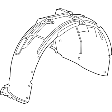 Chevy Equinox Fender Splash Shield - 84364222