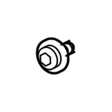 GM 11561617 Buckle Bolt, Driver Side