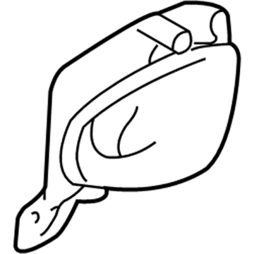 GM 22616263 Handle, Inside, Gray, Driver Side