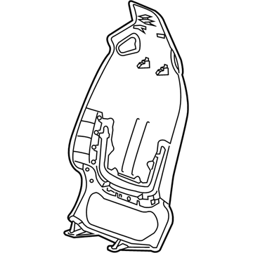 GM 19421497 Seat Back Panel, Black