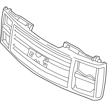 GMC 12375422 Grille