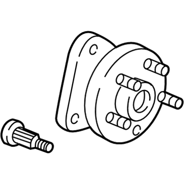Buick 89047684 Front Hub & Bearing