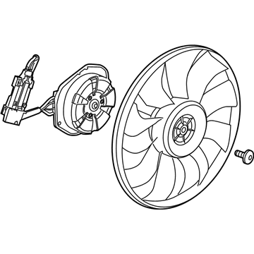 Buick 13338843 Fan & Motor