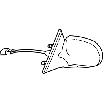 GM 15151120 Mirror Assembly, Rear Passenger Side