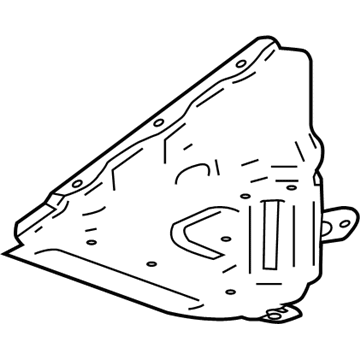 GM 84128412 Lower Shield, Passenger Side