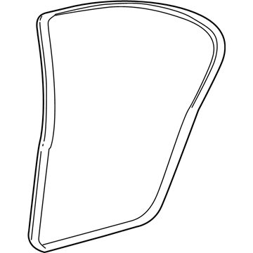 2003 Pontiac Bonneville Weather Strip - 25725429
