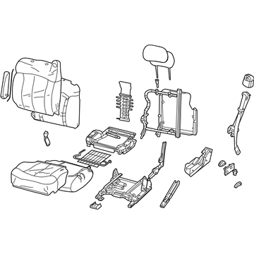 Cadillac 19126845 Seat Assembly