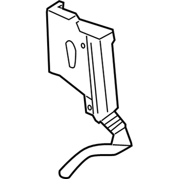 GM 15844197 Duct, Passenger Side