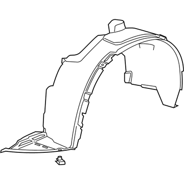 Chevy Trax Fender Splash Shield - 94531746