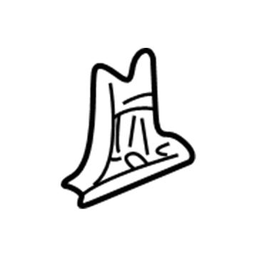 GM 25710953 Pillar Reinforcement, Center Lower Inner Passenger Side