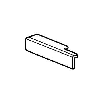 GM 84455711 Side Cover, Black, Driver Side