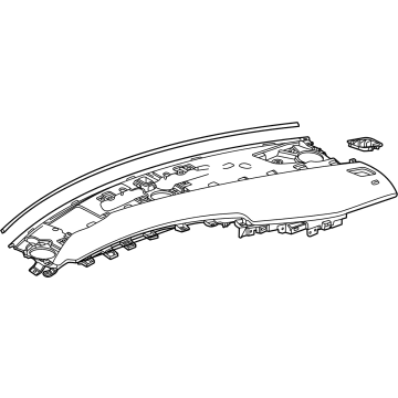 2022 Cadillac Escalade ESV Dash Panel Vent Portion Covers - 84997497