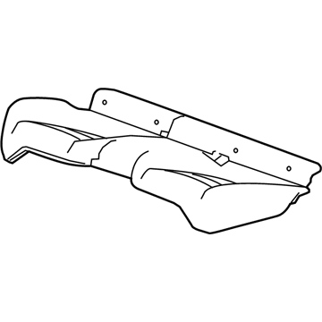 GM 23371127 Cushion Cover, Rear Passenger Side