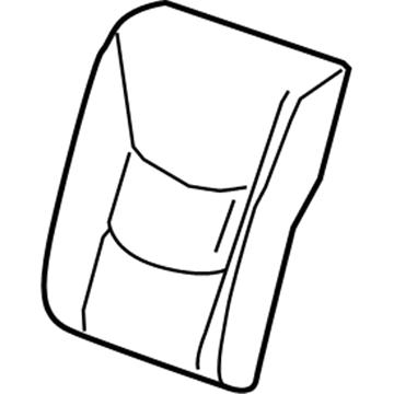 GM 23322826 Seat Back Cover, Rear Driver Side