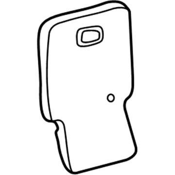 GM 15708564 Seat Back Panel, Rear Passenger Side