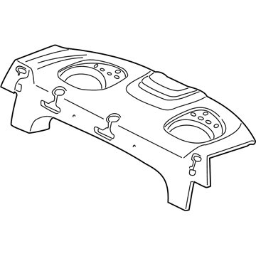 Oldsmobile 22609107 Package Tray Trim