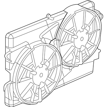 Saturn A/C Condenser Fan - 22718765