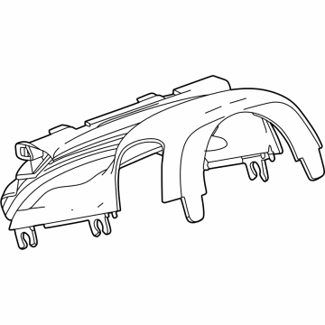Chevy 42800470 Upper Column Cover