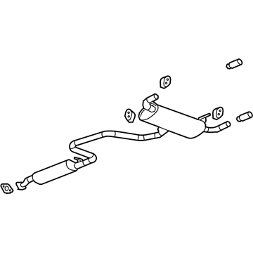 GM 25919667 Muffler & Pipe