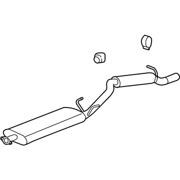 Buick 15252916 Muffler & Pipe