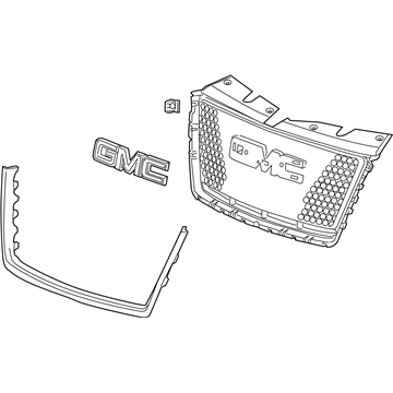 GMC 22820043 Grille Assembly