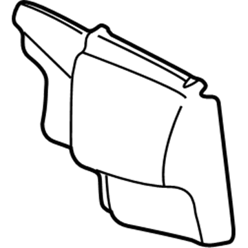 Pontiac 25753777 Trunk Side Trim