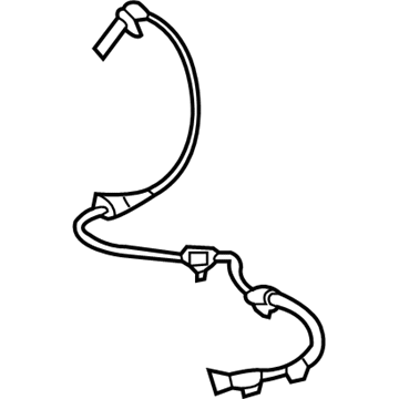 Buick Wheel Speed Sensor - 23483149