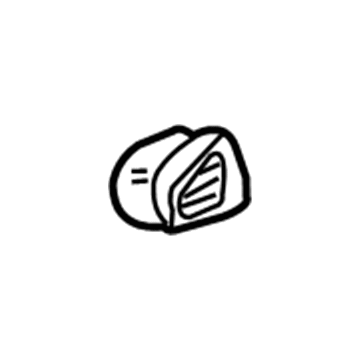 GM 10336499 Deflector, Oak, Driver Side