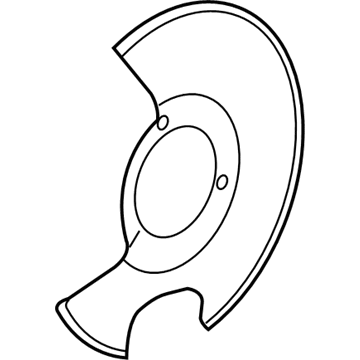 Cadillac XT6 Brake Backing Plate - 84607028