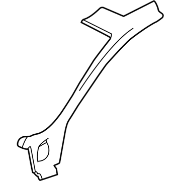 GM 10445358 Windshield Pillar, Passenger Side