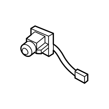 GM 84082778 Front Camera, Driver Side
