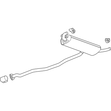 Chevy Trailblazer Muffler - 60006573