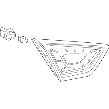 2020 Chevy Impala Tail Light - 84043112