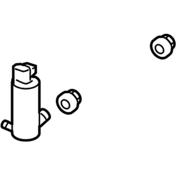 Chevy Silverado 1500 Washer Pump - 22818728