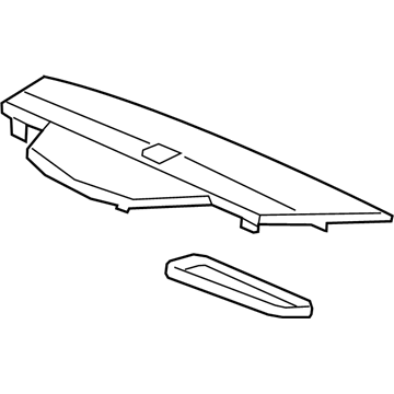 GM 84138166 Defroster Grille, Jet Black