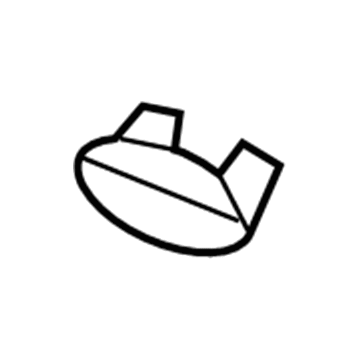 GM 96818669 Upper Center Pillar Trim Plug, Titanium