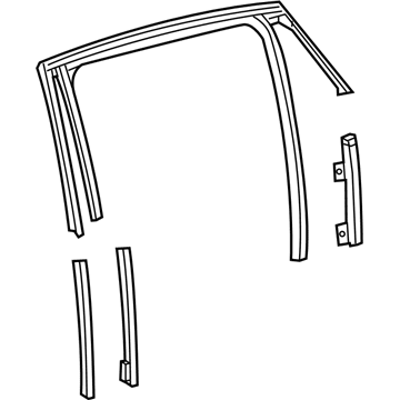 2021 Chevy Malibu Door Seal - 84156084