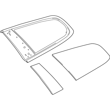 Buick 25953714 Quarter Glass