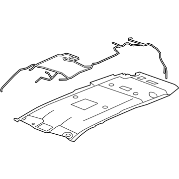 GM 25904295 Headliner, Titanium
