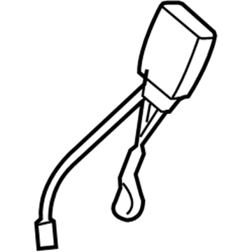 2009 Chevy Malibu Seat Belt - 19180028
